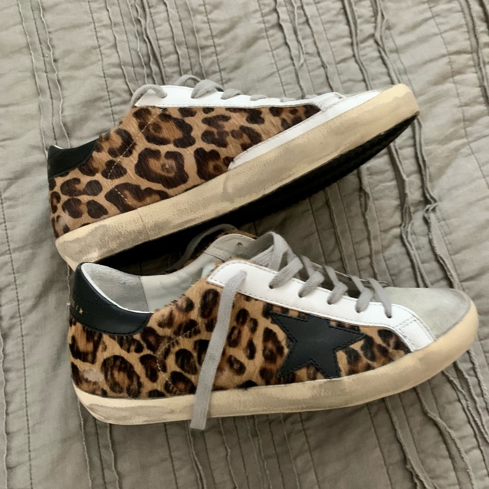 Golden Goose Super Star Leopard Sneakers